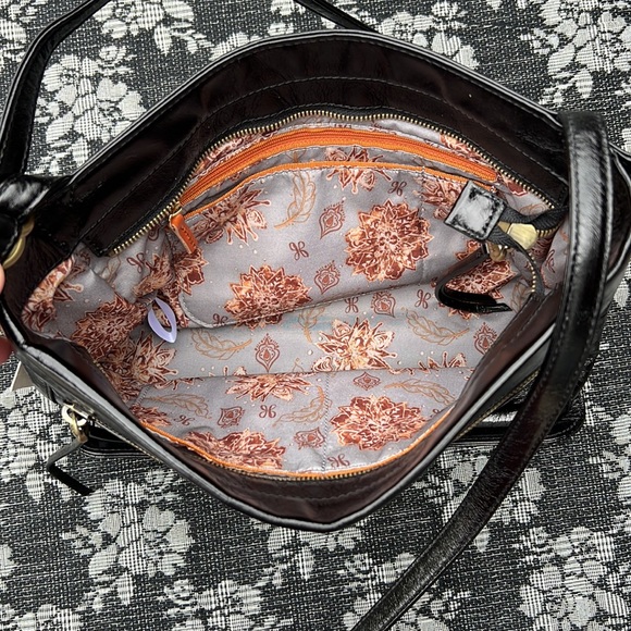 HOBO Bags Hobo Lexie Crossbody Handbag Purse In Black Vintage Hide